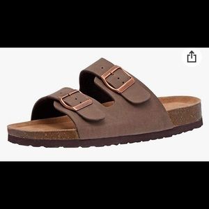 NIB, womens 11, Birkenstock-style sandals by Cushion Air.